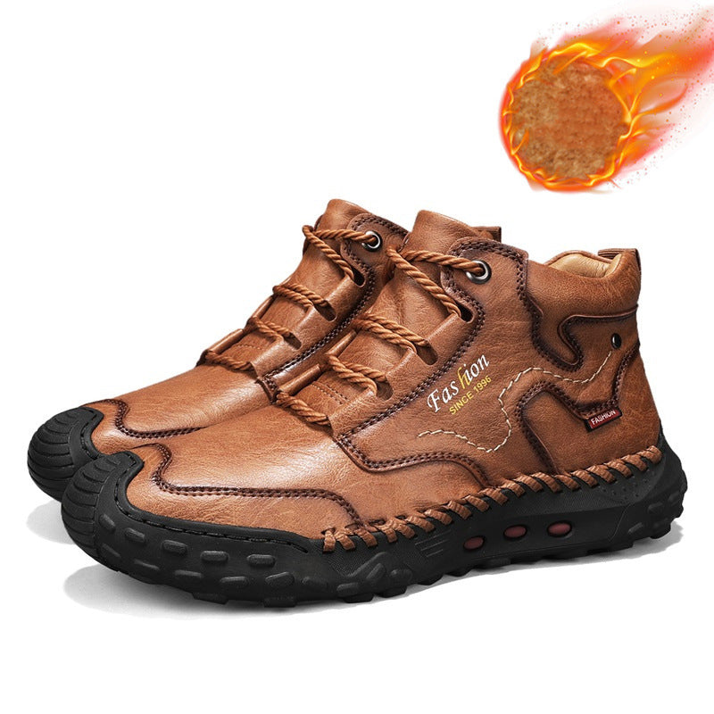 (🔥CLEARANCE SALE - 70% OFF) Men's Hand-Sewn Composite toe Cowhide Shoes Casual Shoes