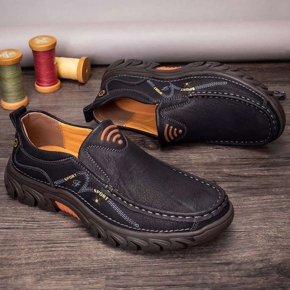 ReliefFootTM⏰Promotion - 70% OFF🔥 Men's handmade genuine leather orthopedic loafers