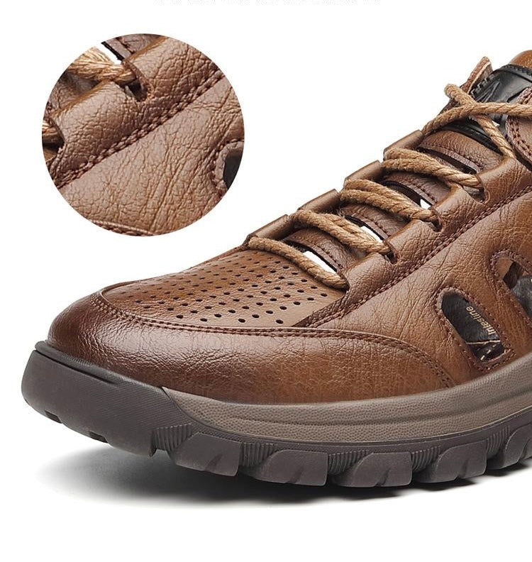 ReliefFootTMGARB Men's handmade cowhide porous breathable shoes