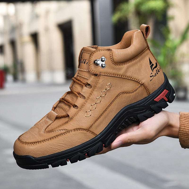 (🔥CLEARANCE SALE - 70% OFF)Men's Comfortable Wear-resistant Orthopedic Hand-sewn Leather Shoes