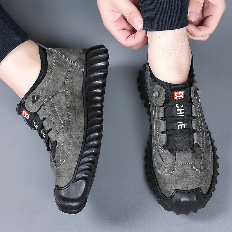 ReliefFootTM⏰Promotion - 70% OFF🔥Men's Handcrafted Genuine Leather Waterproof Anti-Slip Boots