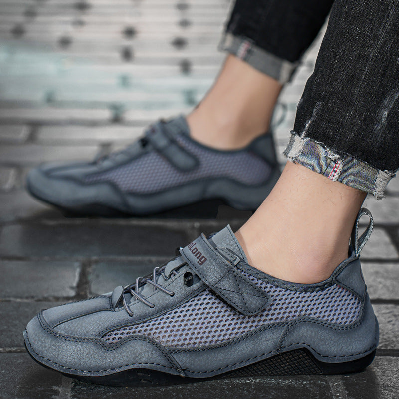 ReliefFootTM⏰Promotion - 70% OFF🔥Men's Breathable Leather Orthopedic Shoes – Hand-Stitched, Non-Slip