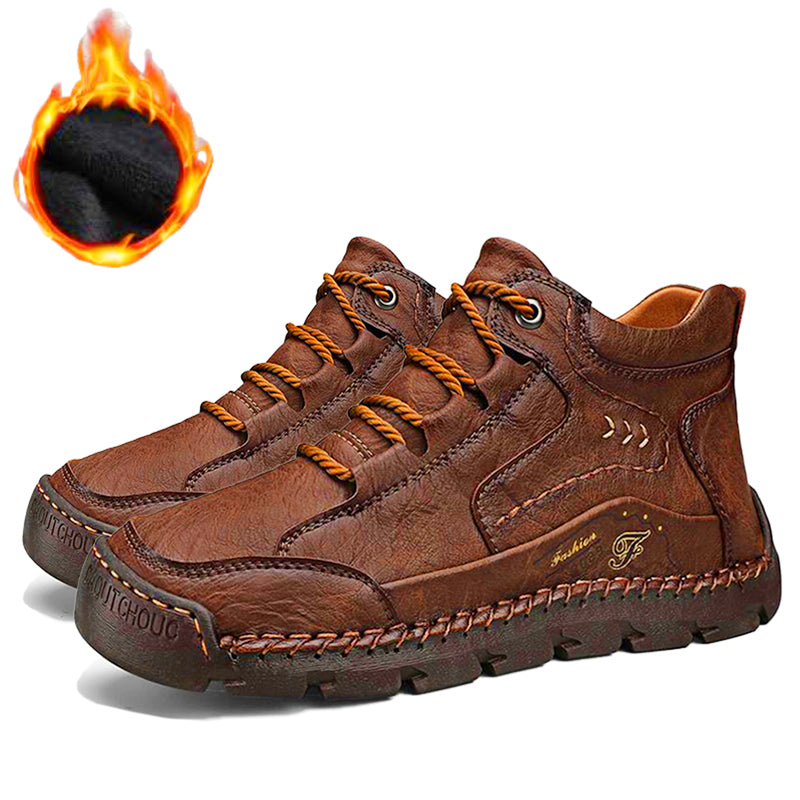 (🔥CLEARANCE SALE - 70% OFF)Handcrafted Men's Leather Shoes - Relieve Foot Pain