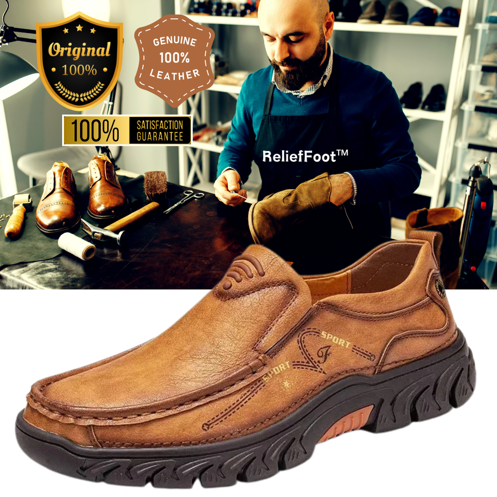 ReliefFootTM⏰Promotion - 70% OFF🔥 Men's handmade genuine leather orthopedic loafers