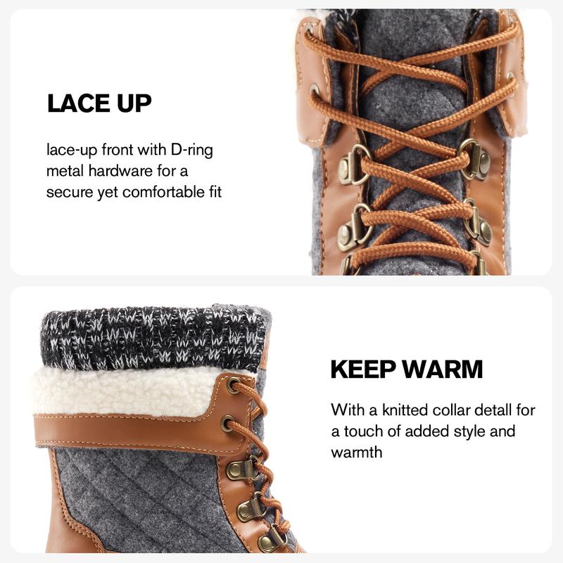 Womens Winter Snow Boots | Waterproof Shell | Duck Boots